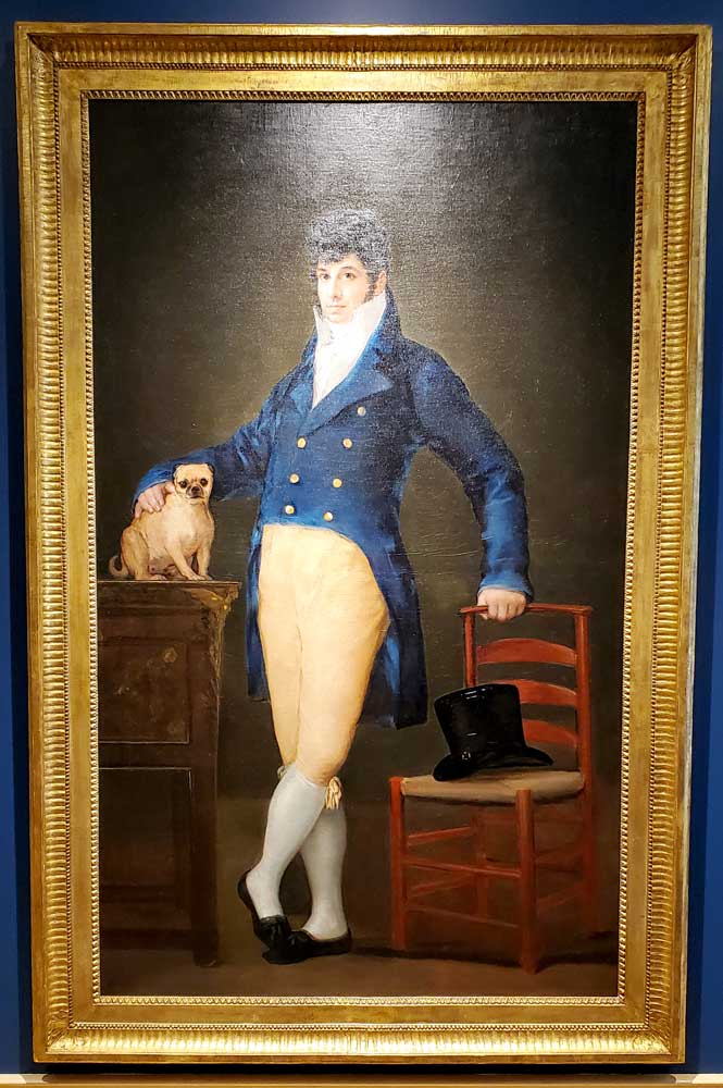 Don Manuel Garcia de la Prada by Francisco Jose de Goya y Lucientes at the Des Moines Art Center.