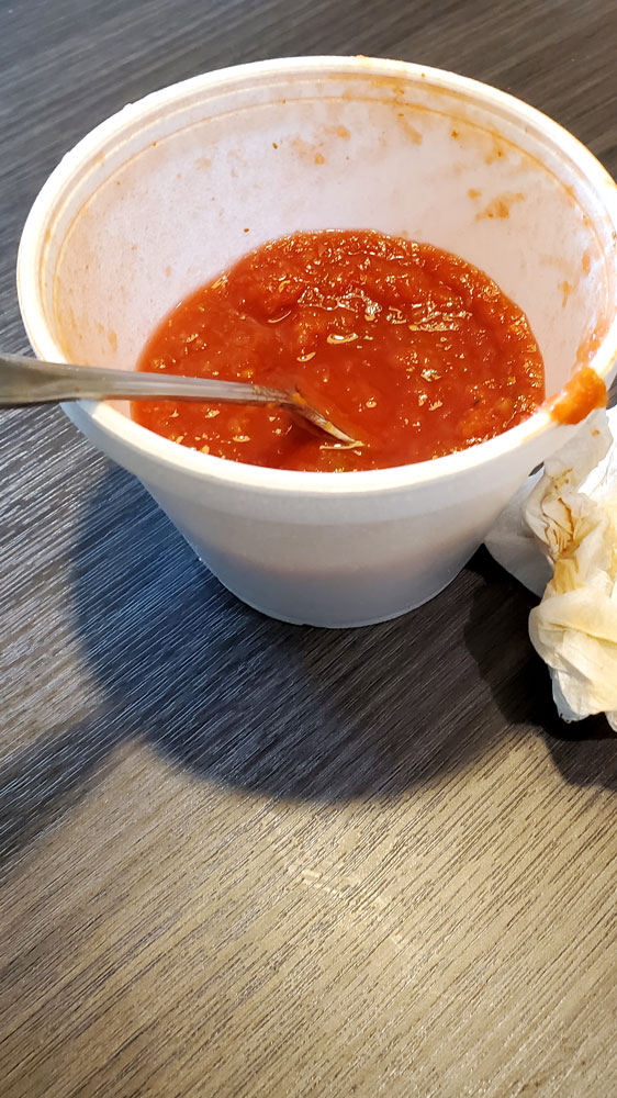 Tasty Tacos hot sauce.