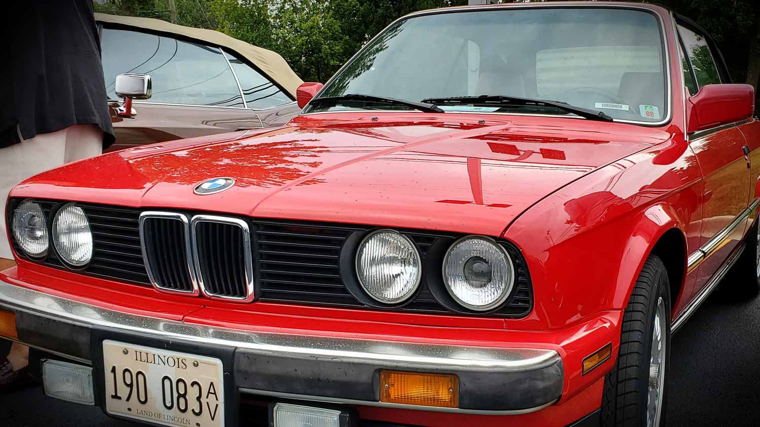 Classic BMW 3-series convertible at Motor Werks Cars & Coffee 2021.