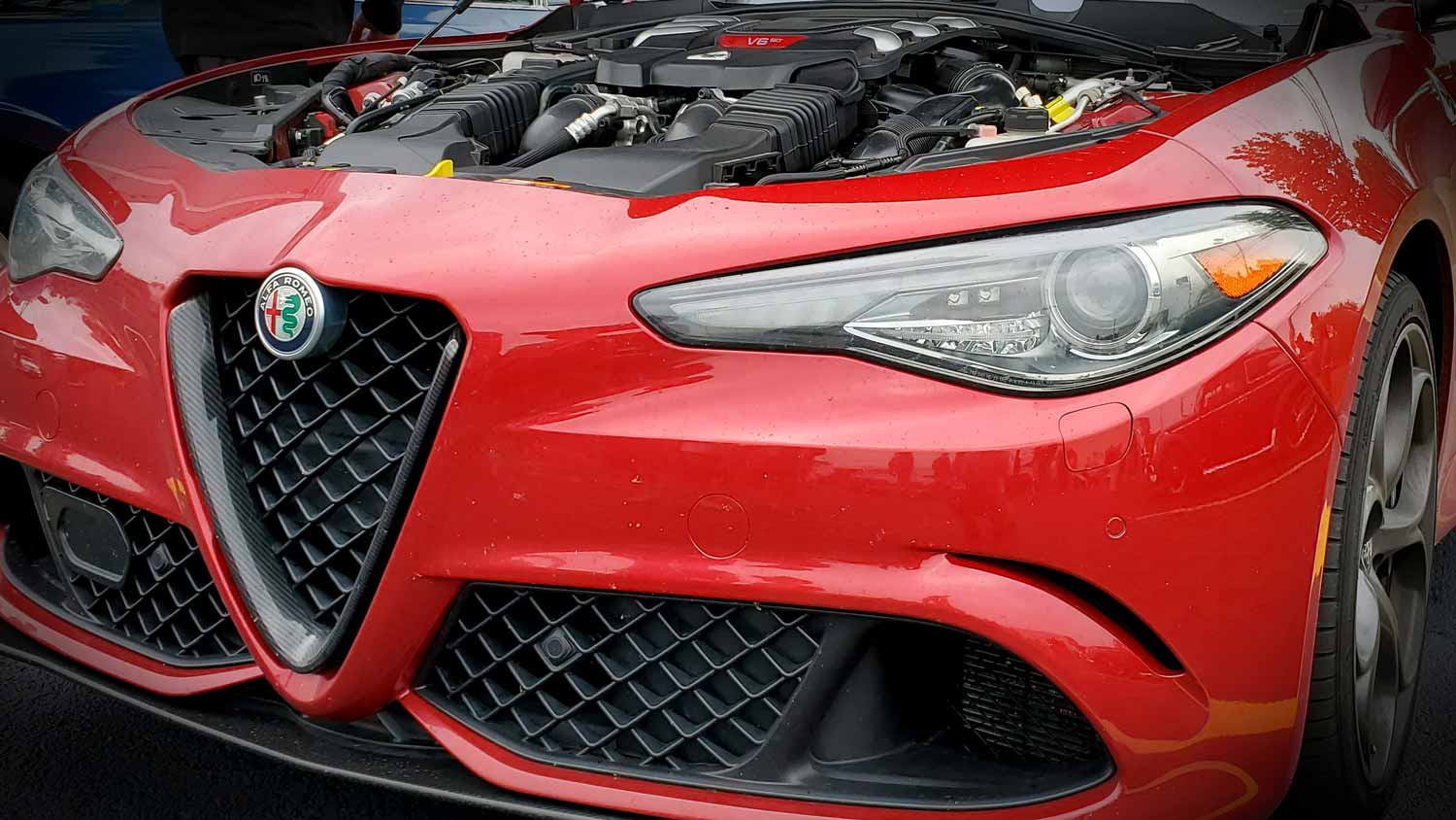 Alfa Romeo at Motor Werks Cars & Coffee 2021.