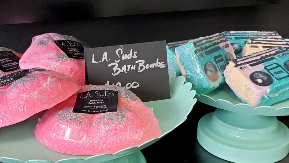 L.A. Suds brand bath bombs.
