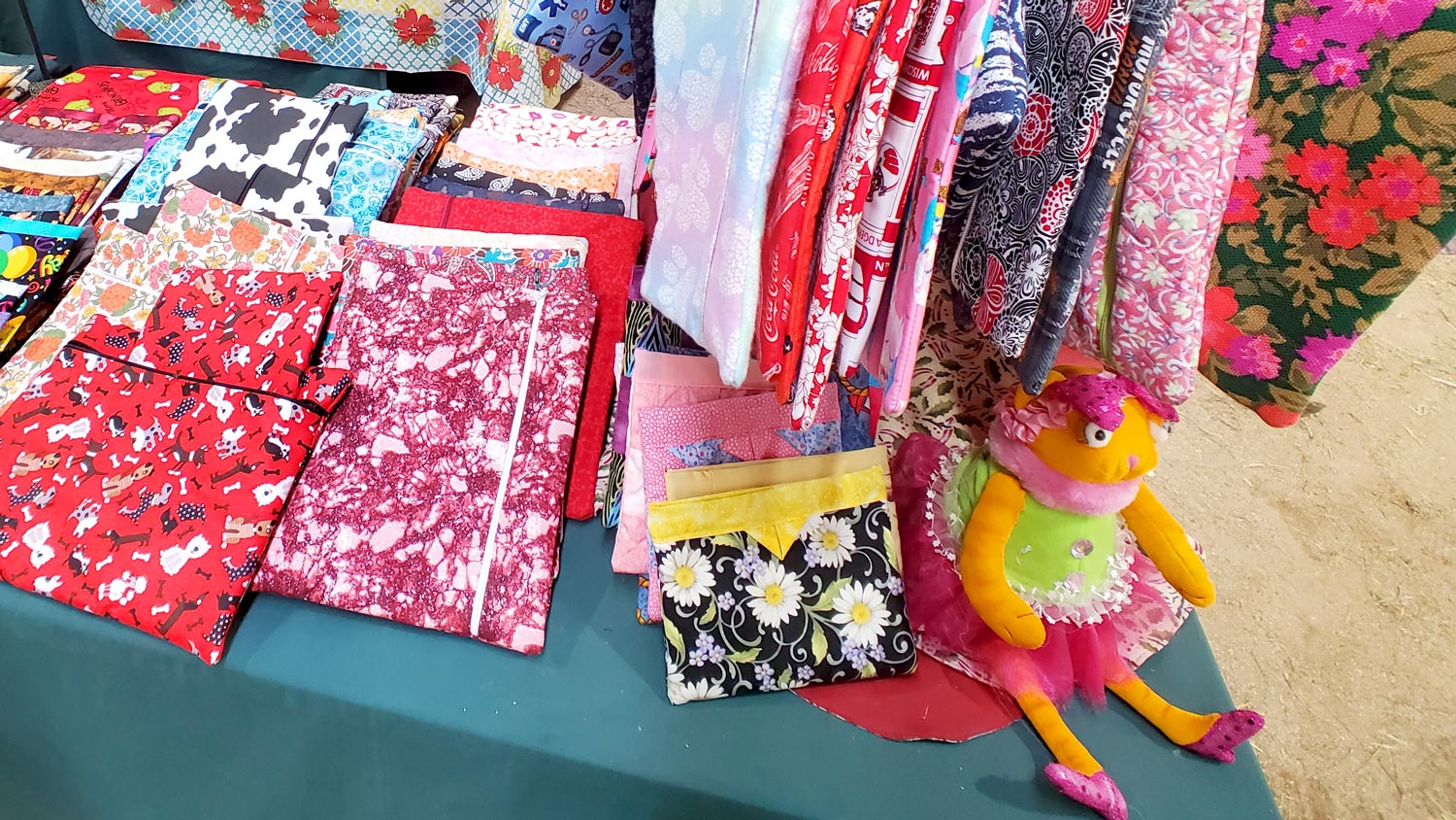 Fabric and craft galore at 5 Lazy K Ranch.