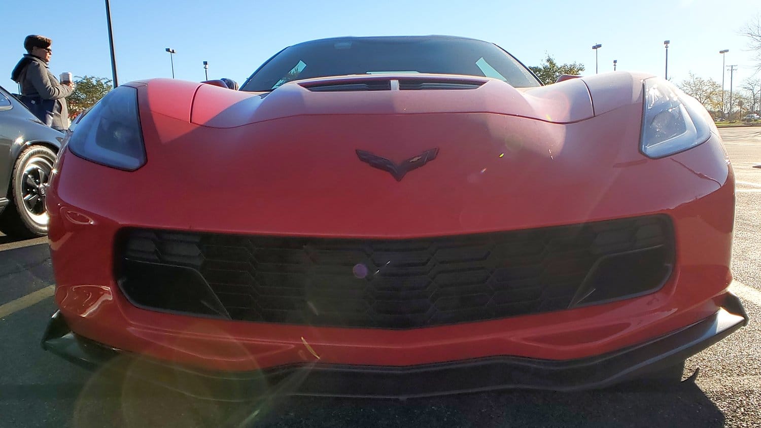 Front of Corvette.