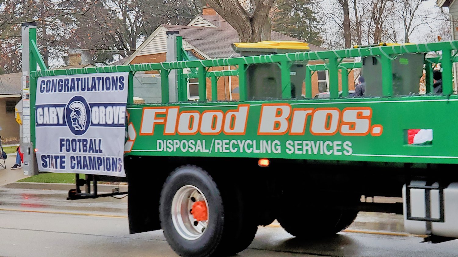 Flood Brothers Disposal Company truck.
