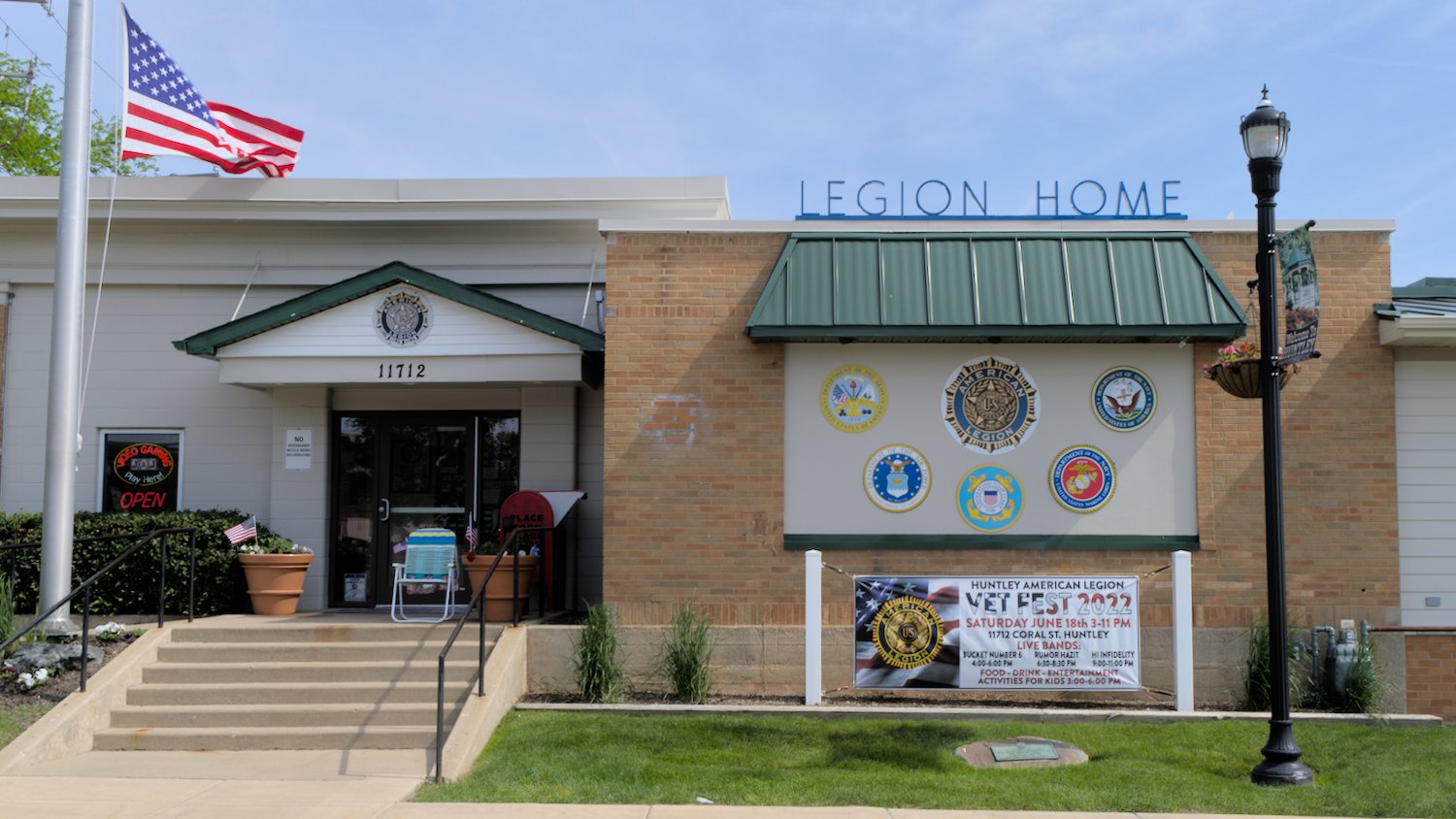 American Legion hall in Huntley, IL.