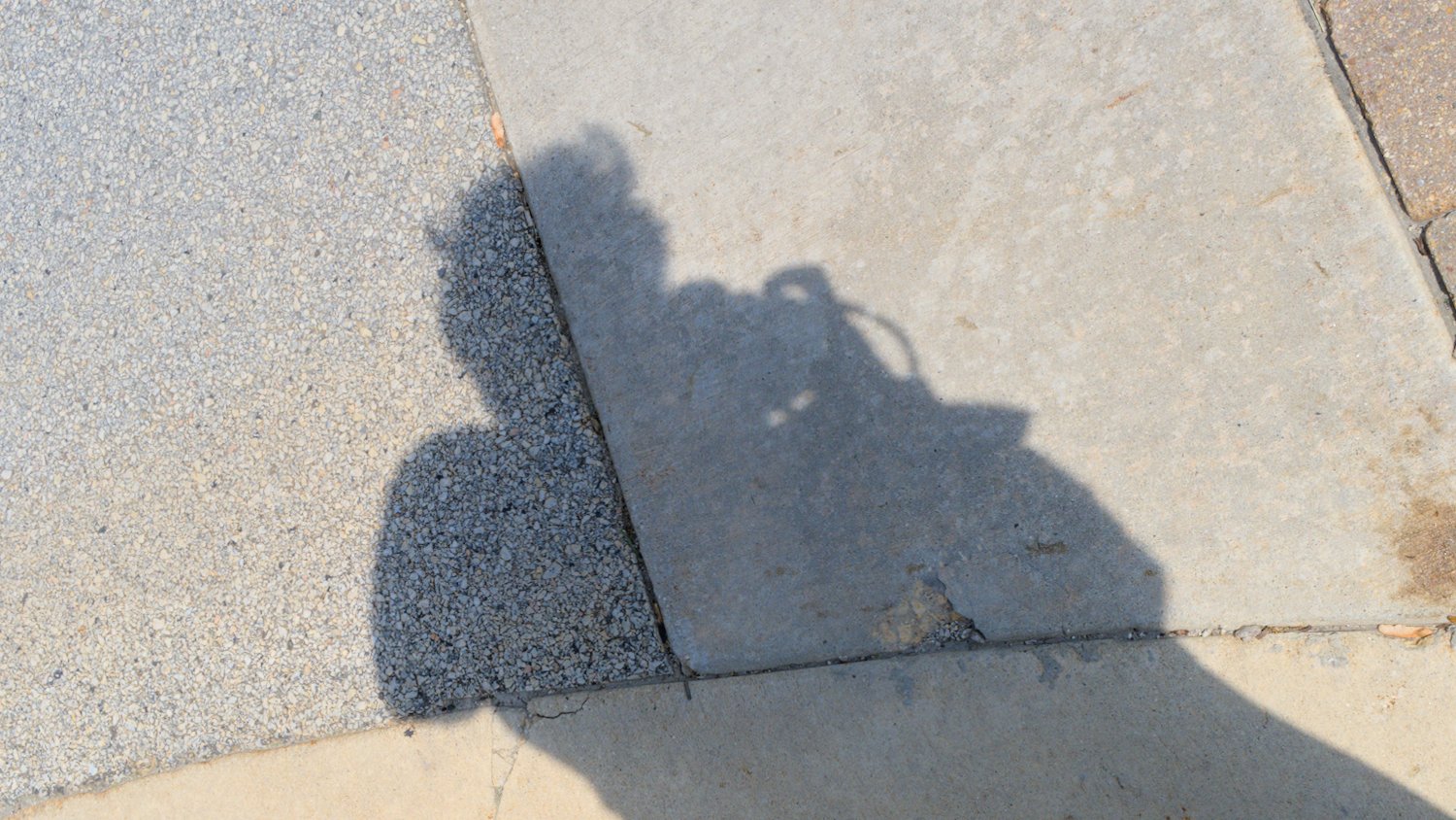 Shadow selfie.