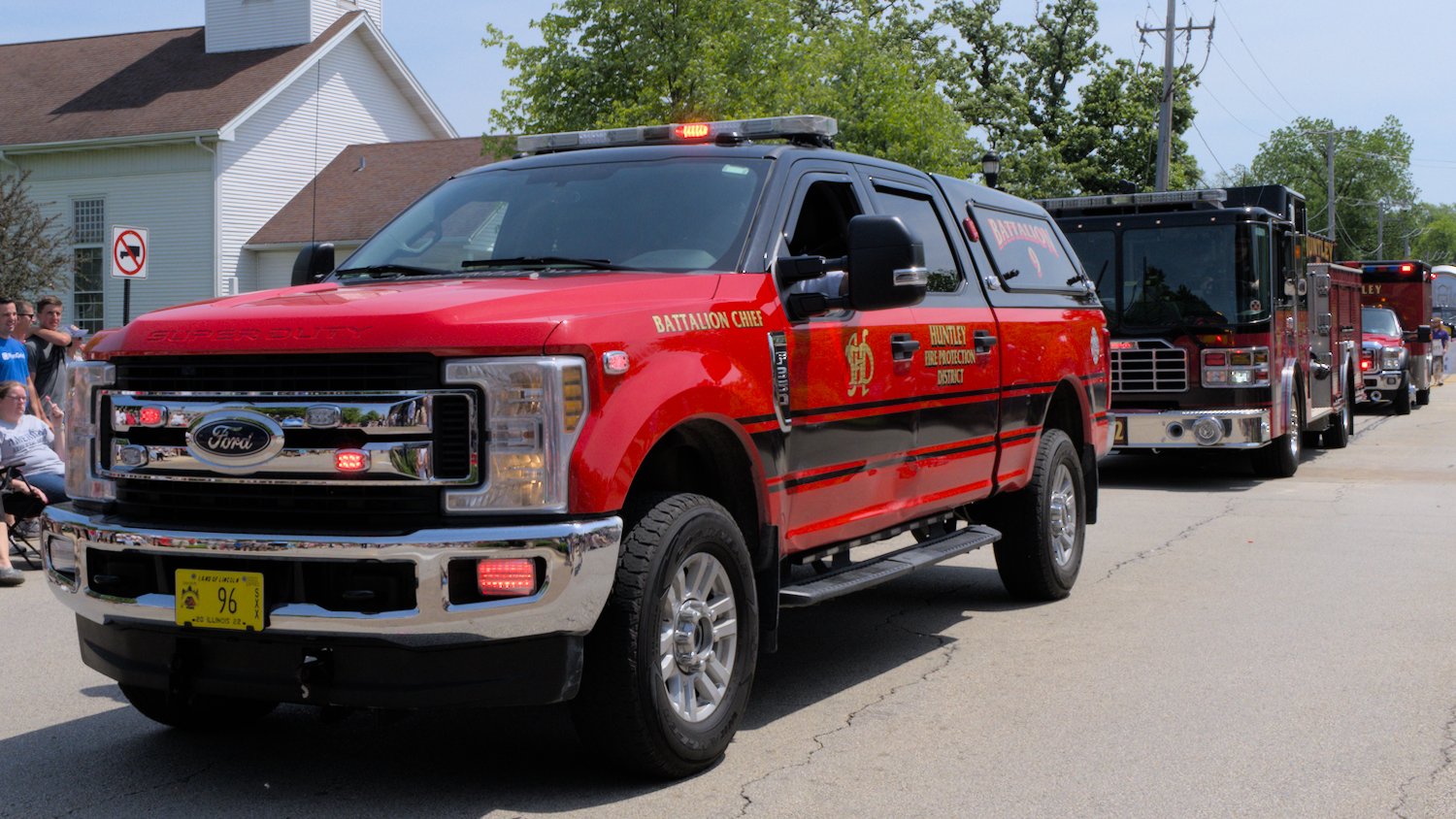 Huntley Fire Protection District Battalion Chief truck.