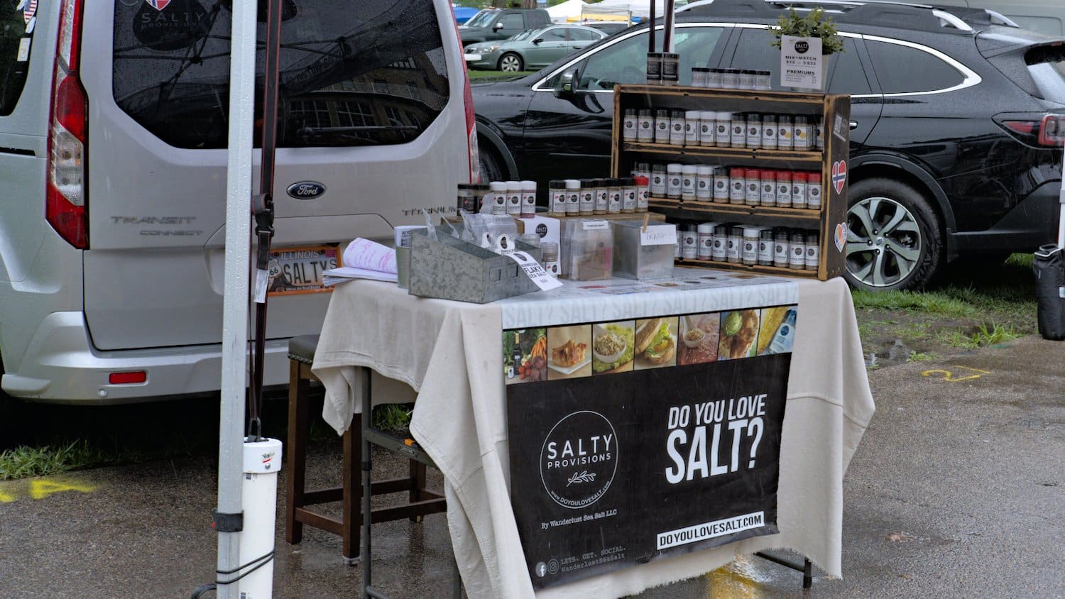 Salty Provisions Sea salts from Wanderlust Sea Salt LLC.
