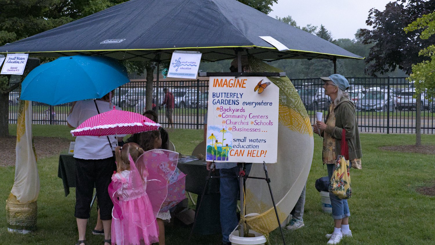 Small Waters Education tent.