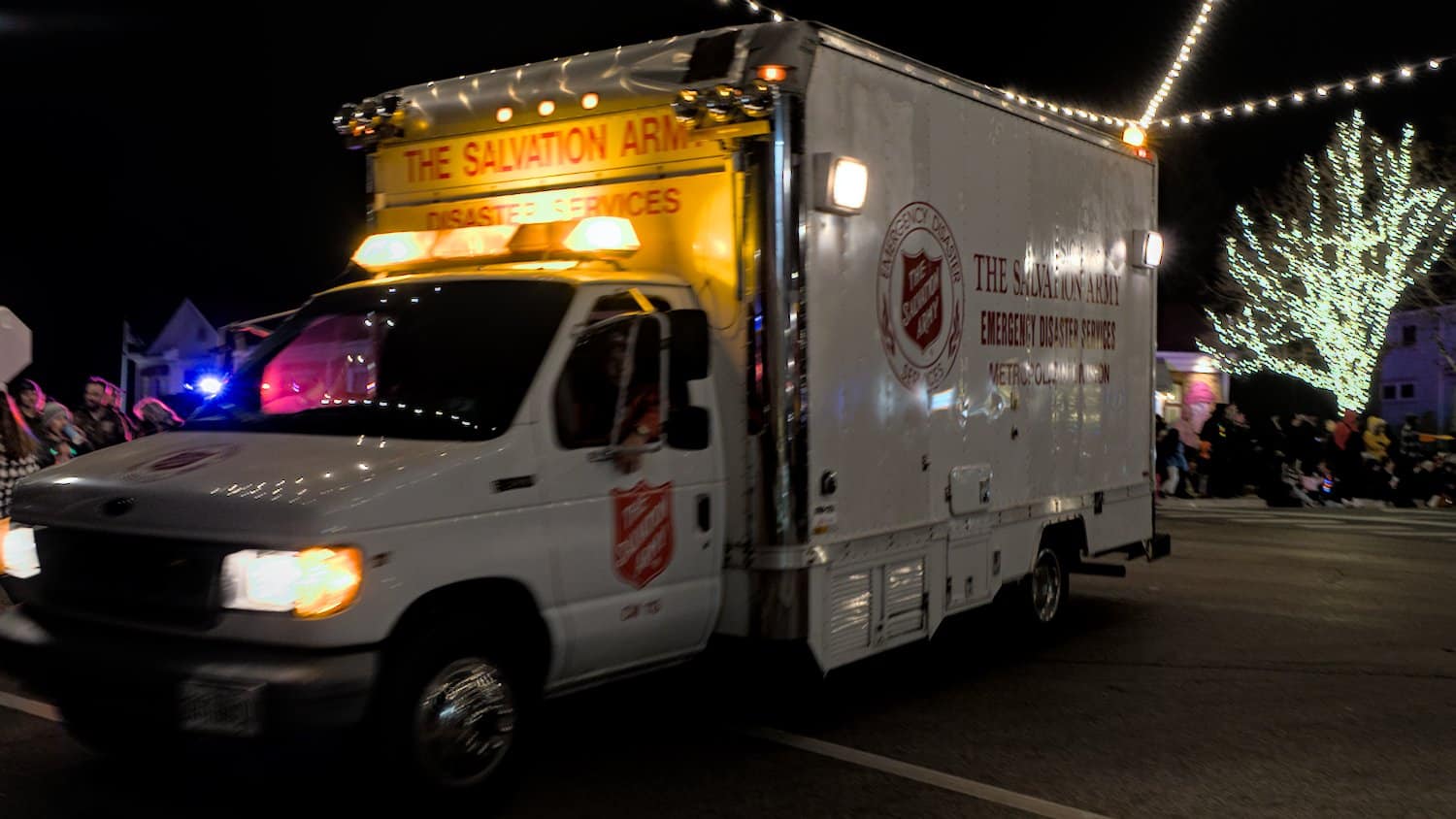 The Salvation Army Disaster Services truck.