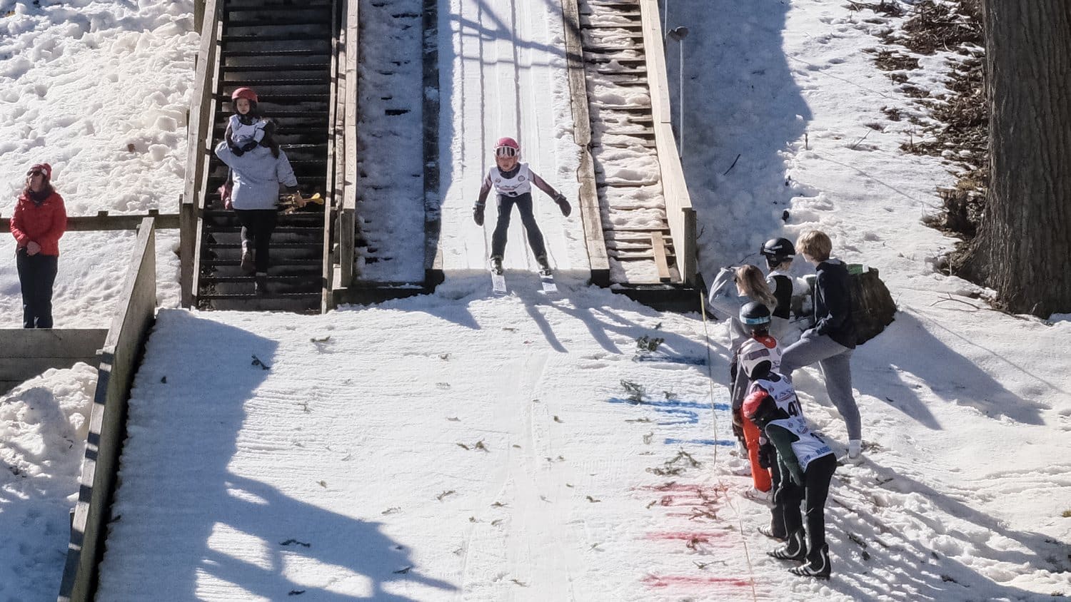 Kinsley Pankratz of Norge Ski Club at the 118th annual Norge Ski Club, winter tournament, 2023.