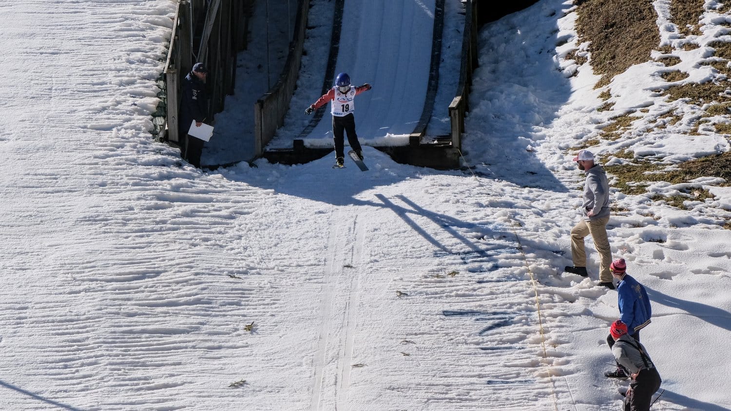 Jackson Wnek of Norge Ski Club at the 118th annual Norge Ski Club, winter tournament, 2023.