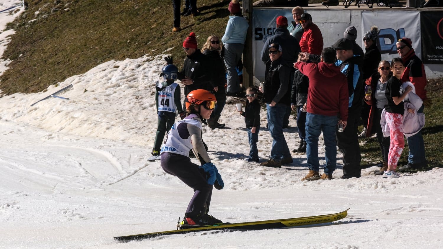 Parker York of Norge Ski Club at the 118th annual Norge Ski Club, winter tournament, 2023.