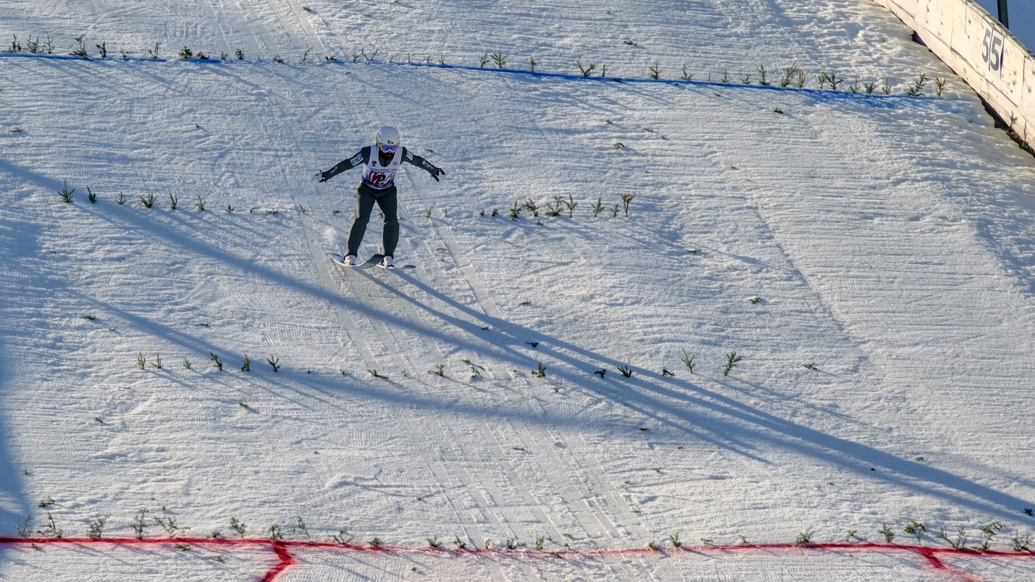 David Edlund from St. Paul Ski Club at the 118th Annual Norge Ski Club Winter Tournament.