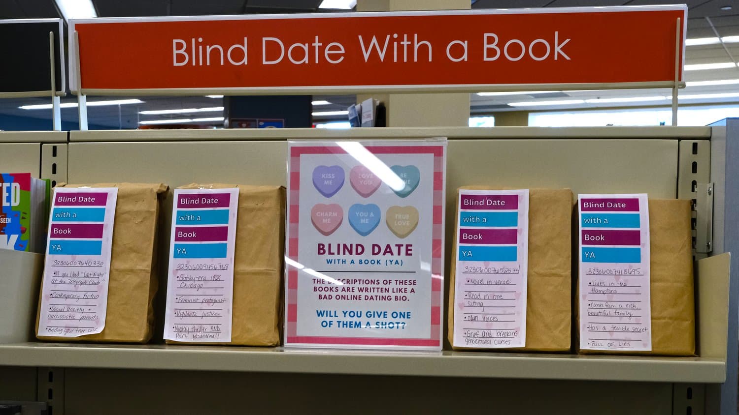 Blind Date with a book.