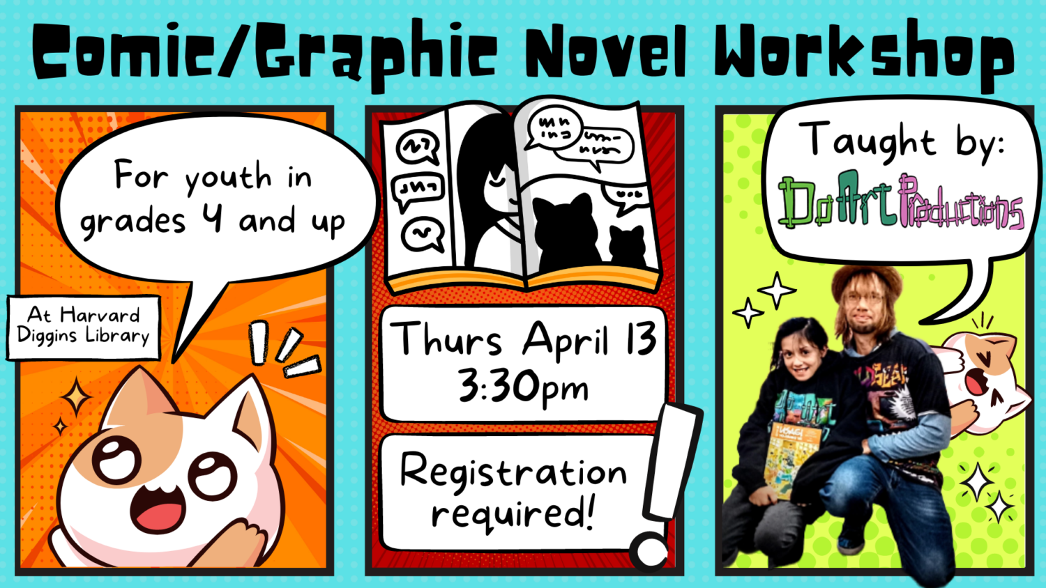 April 13 ComicGraphic Novel Workshop 1500x844