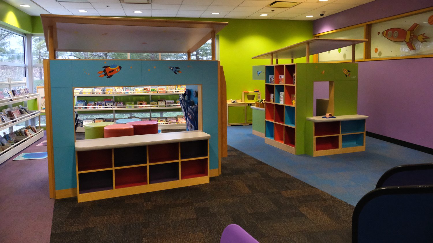Play space in the library.