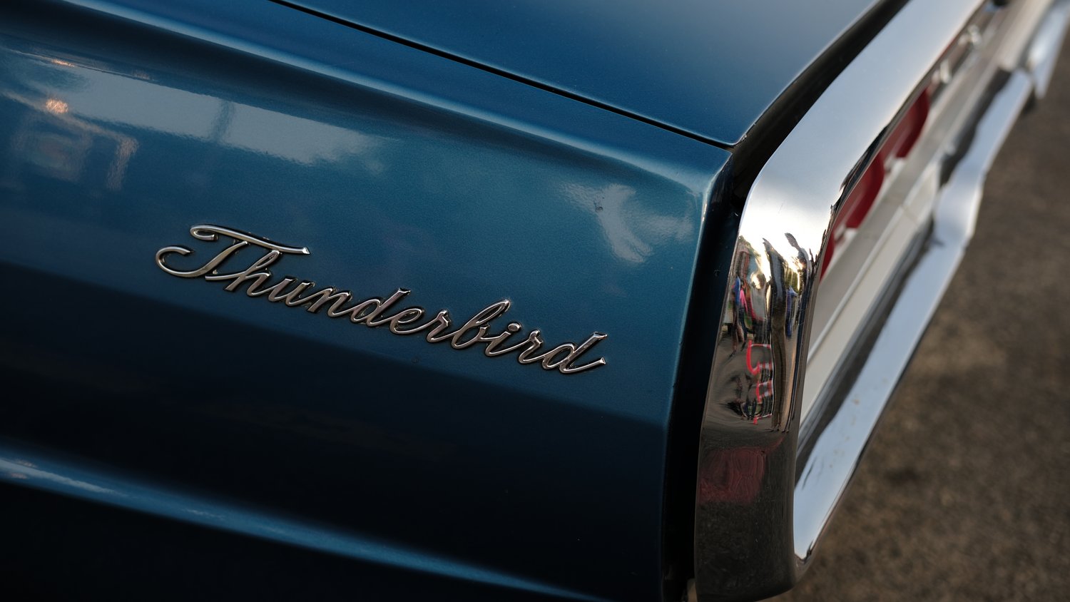 Detail on 1966 Ford Thunderbird.