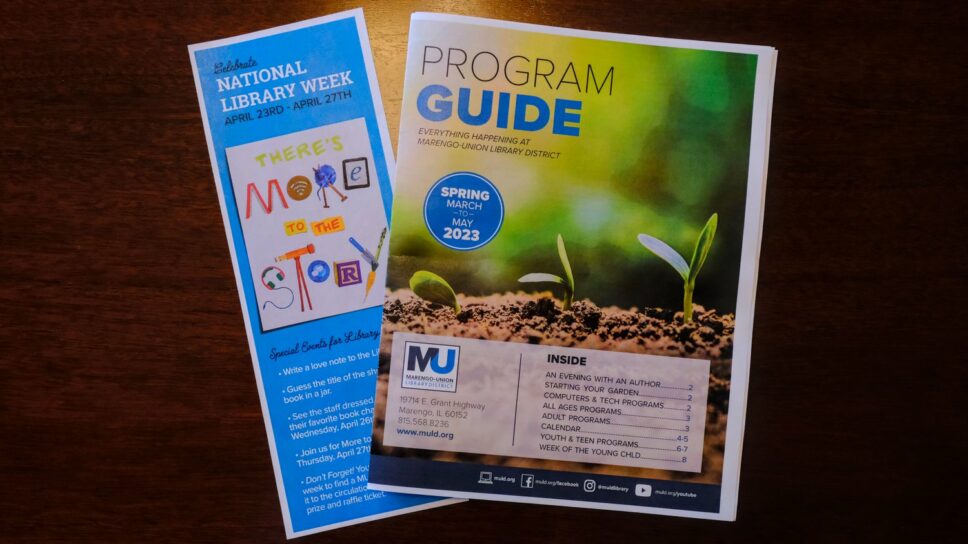 Program Guide for the Marengo Union Library District.