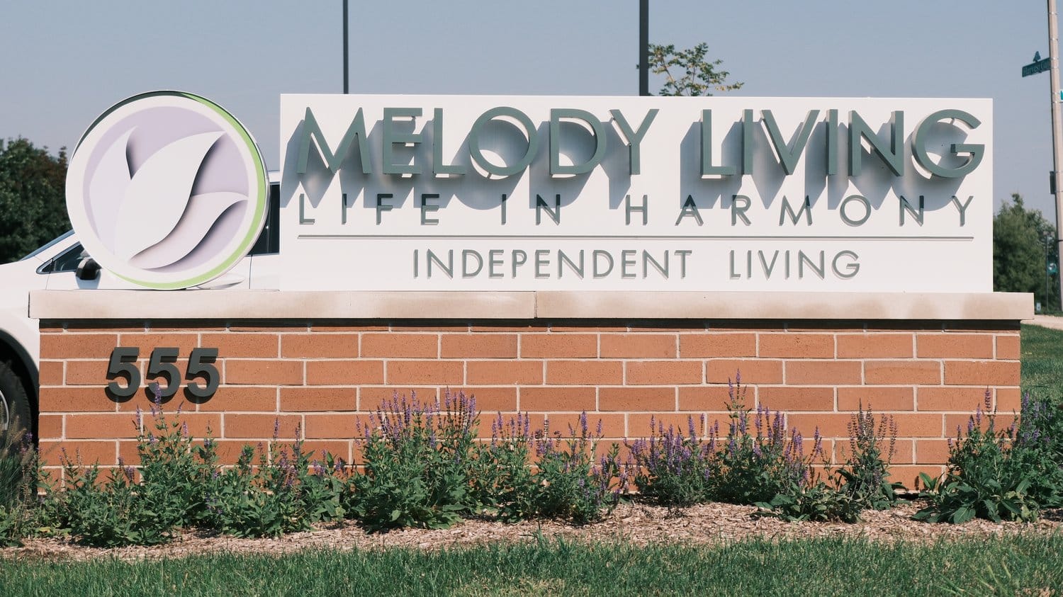 Melody Living sign.