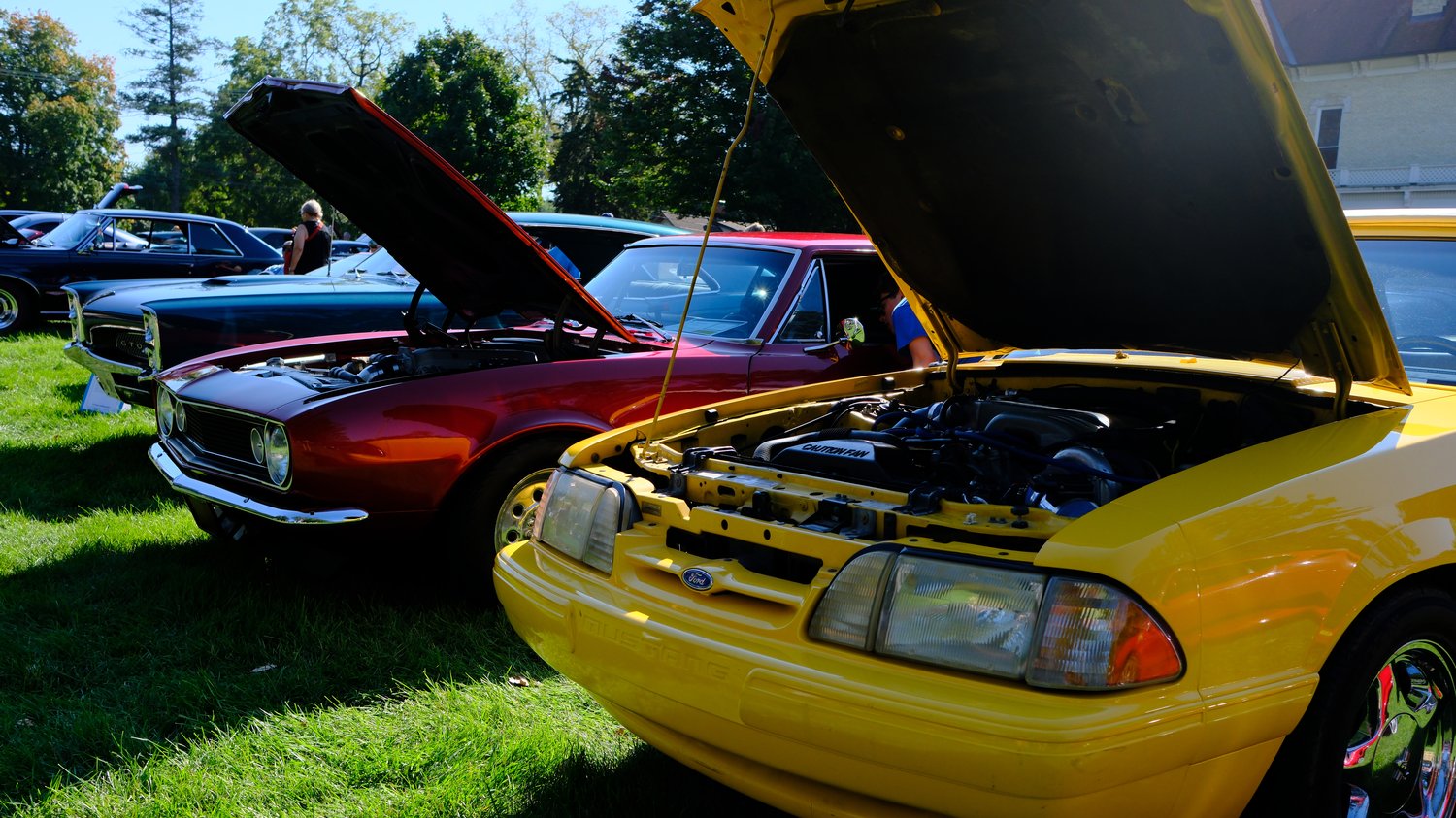 Mustang, Camaro, and Pontiac GTO.
