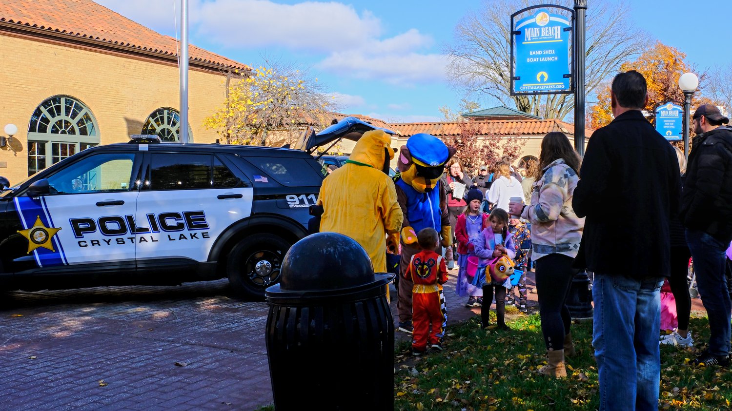 Photo opportunity with Crystal Lake Police.