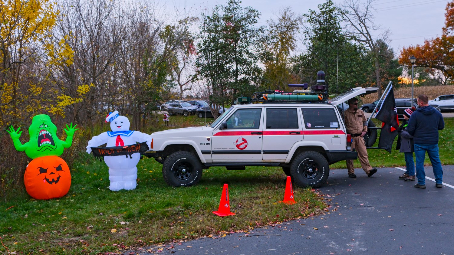 Ghost Busters trunk or treat.