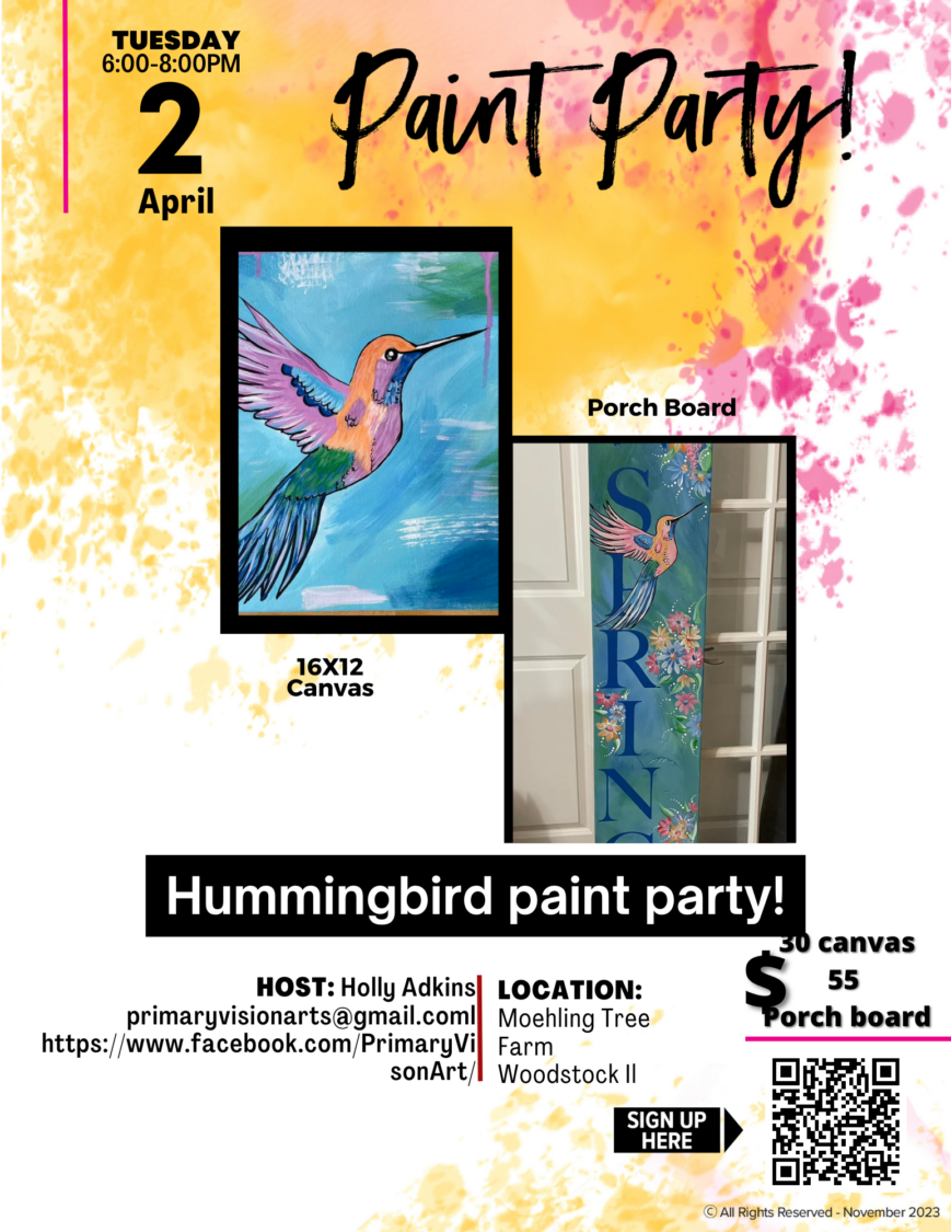 Spring Paintings Marketing Flyer 4 869x1125